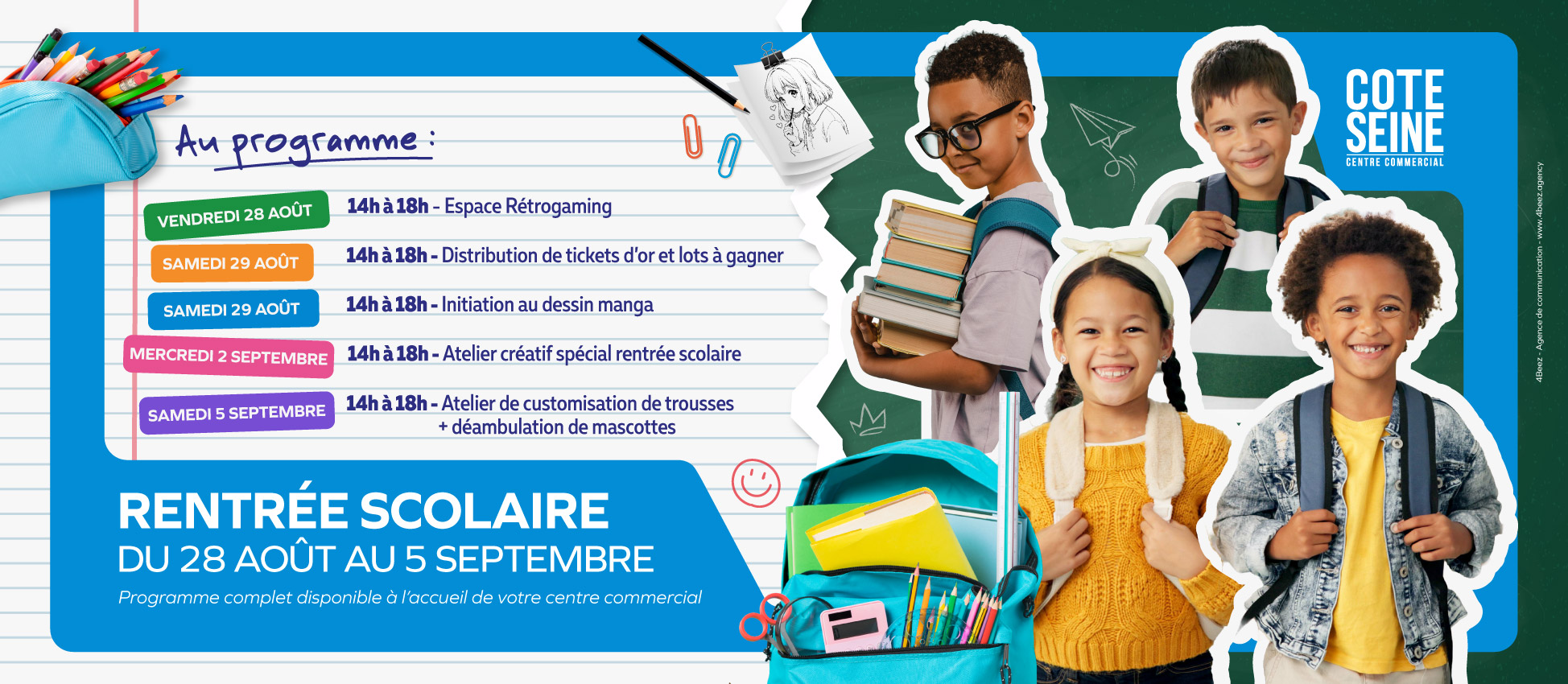 C&rsquo;est la rentrée à Côté Seine !