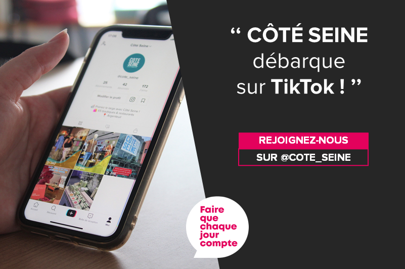 "Côté Seine débarque sur Tiktok !"